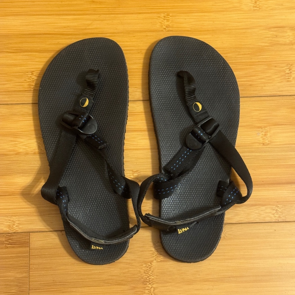 Luna Sandals Leadville Pacer Sandal Women 7.5 Men 5.5 - Barefoot Shoes Running